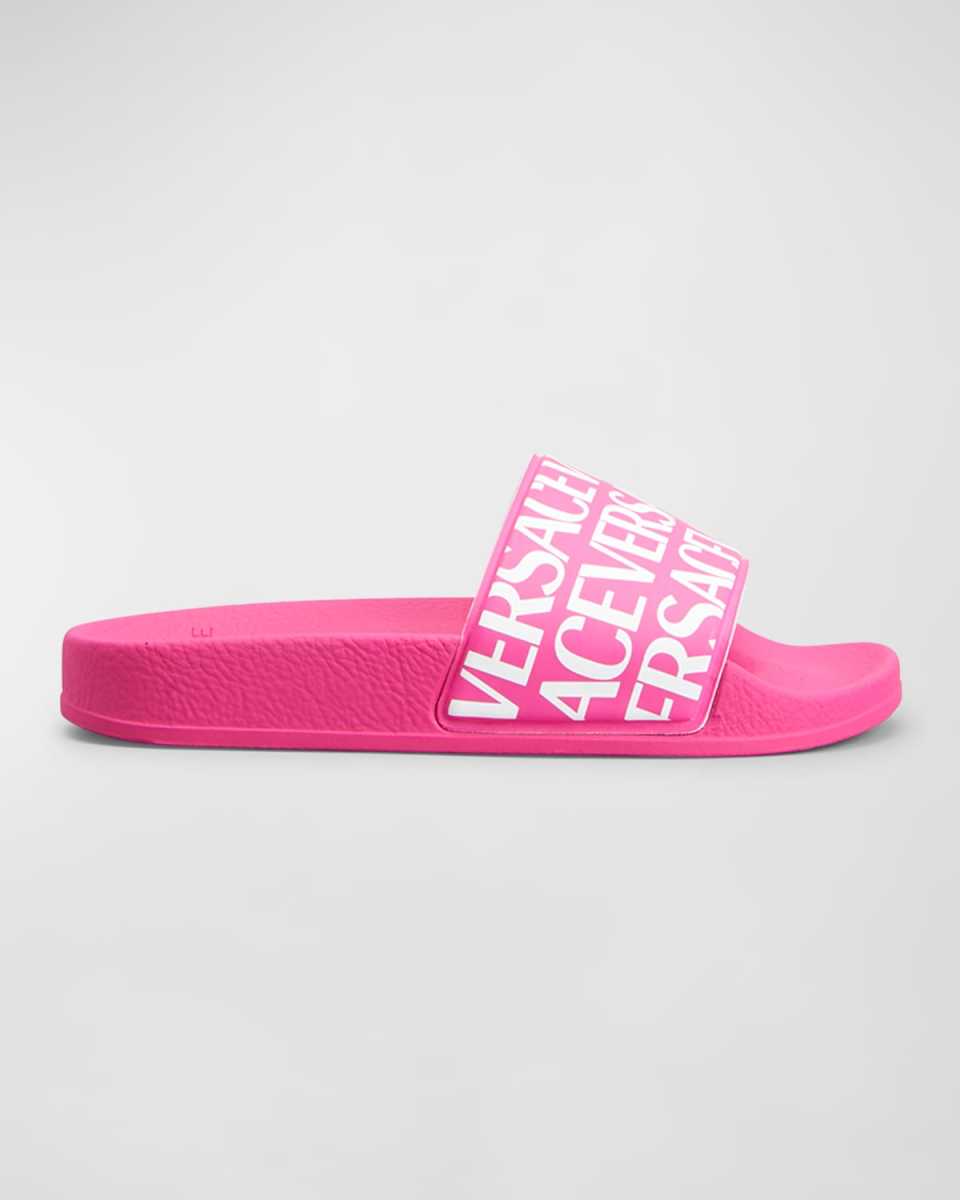 Girl's Logo-Print Pool Slides, Toddlers